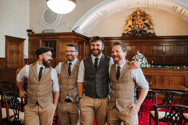 Favourite Natural Wedding Styles: Mismatched Tweed Waistcoat and Trousers