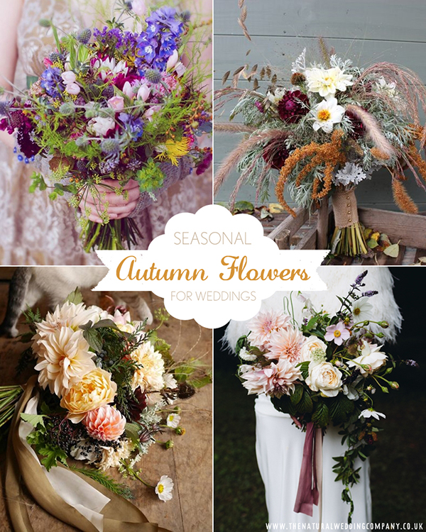 Celebrating British Flowers Week 2017 and why you should choose British wedding flowers // Autumn Wedding Flowers // The Natural Wedding Company