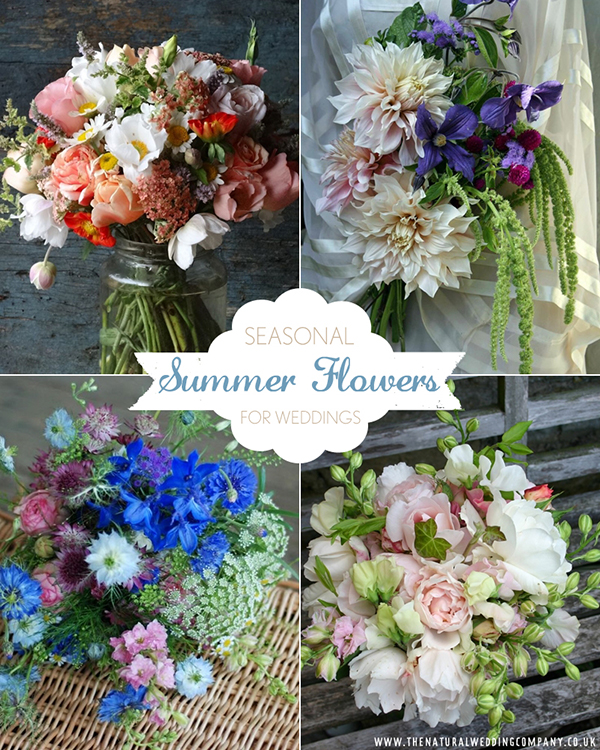 Celebrating British Flowers Week 2017 and why you should choose British wedding flowers // Summer Wedding Flowers // The Natural Wedding Company