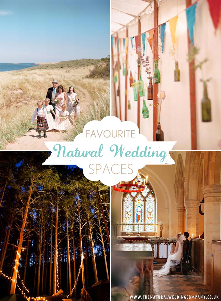 Favourite Natural Wedding Spaces: ceremony spaces, wedding reception decor and a magical wedding venue