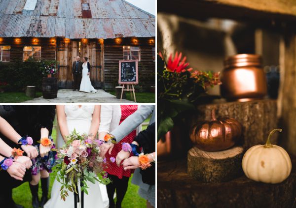 Favourite Natural Seasonal Weddings: A Rustic Autumn Barn Wedding