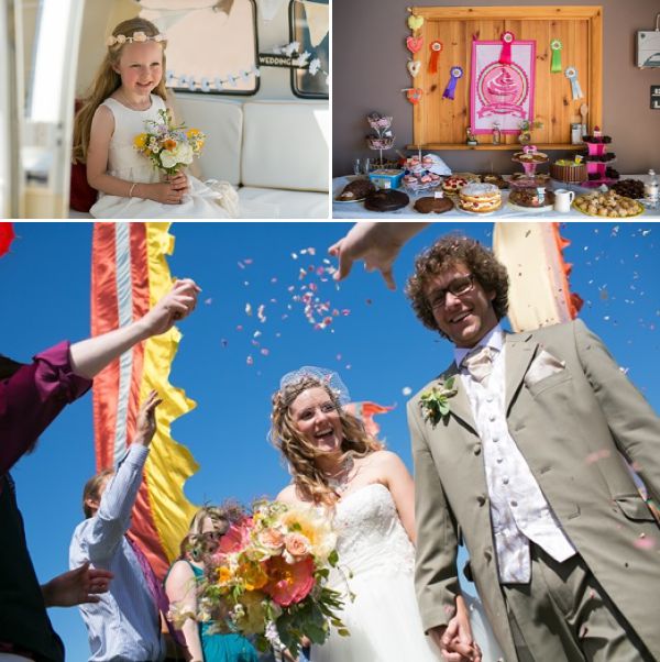 Favourite Natural Seasonal Weddings: A Colourful Festival Wedding on the Cornish Coast