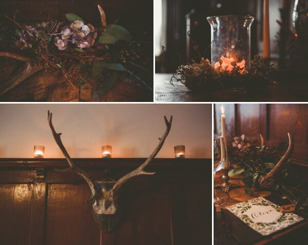 Stag winter wedding ideas - Celtic wedding inspiration // Emma Stoner Photography // The Natural Wedding Company