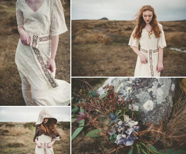 Wild Celtic wedding inspiration // Emma Stoner Photography // The Natural Wedding Company