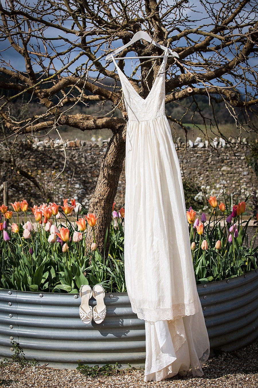 Silk heirloom eco wedding dress