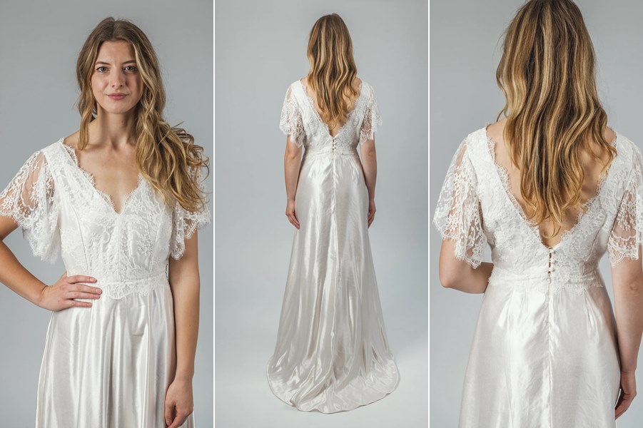 Ivy wedding dress from the Sister Organics sustainable wedding dress collection